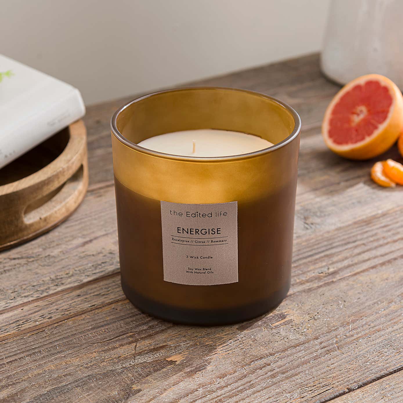 Energise Soy Wax Multi Wick Candle
