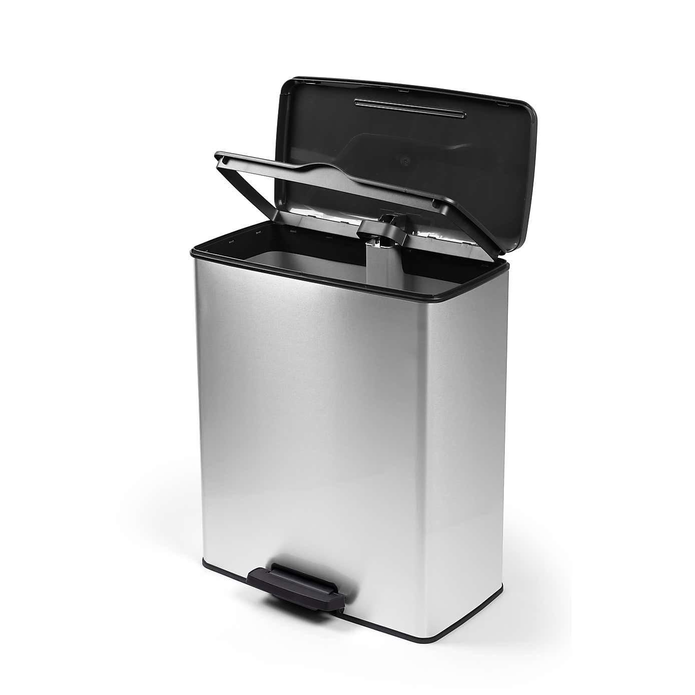 Curver Deco Bin 65L Silver