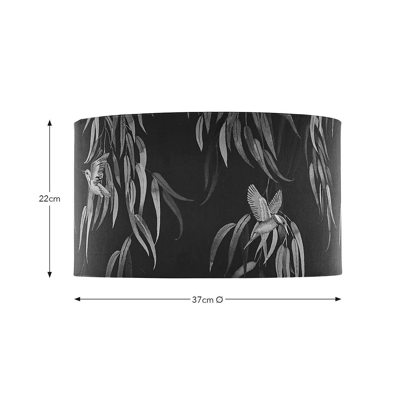 Kingfisher Drum Lamp Shade