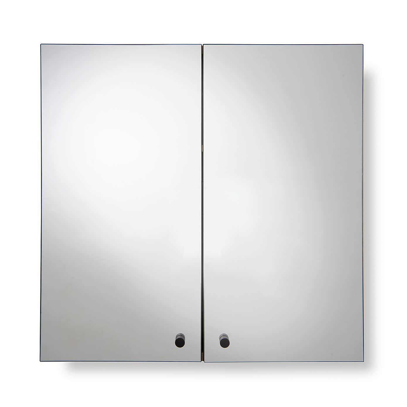 Flexi Fix Ontario Double Cabinet, Black and Teak Effect