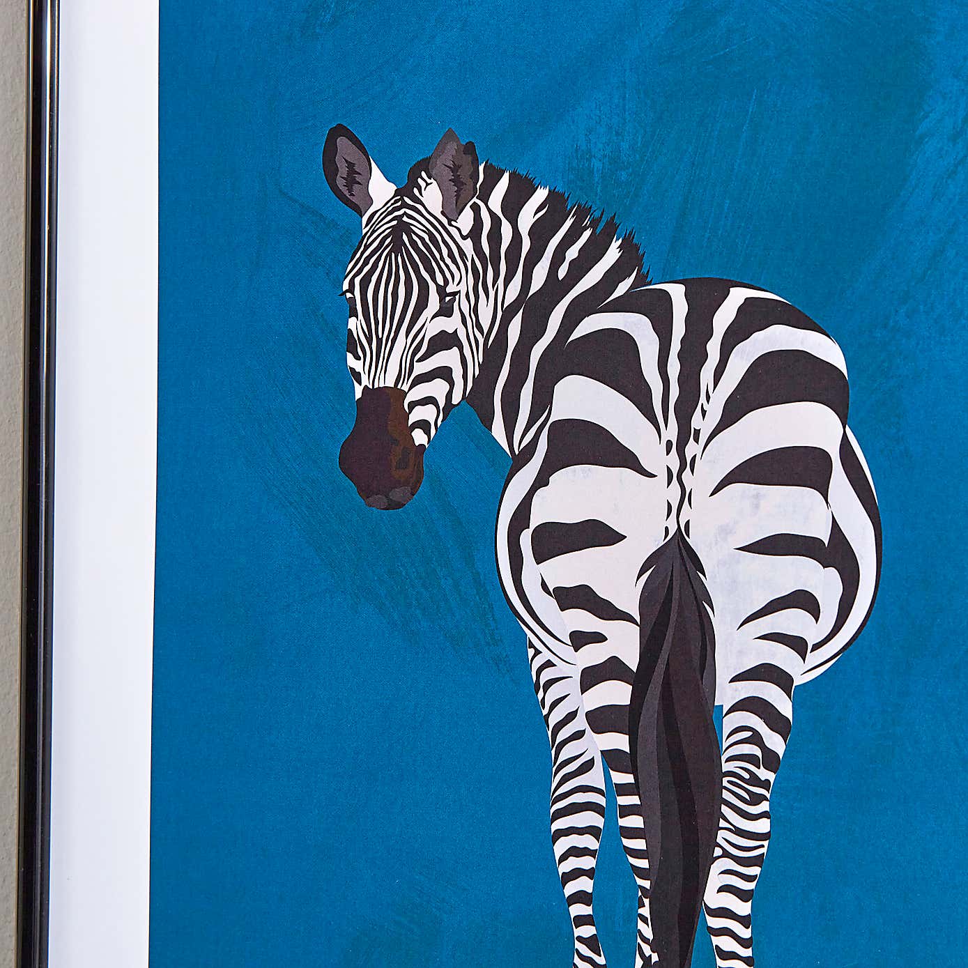 Zebra in Heels Poster