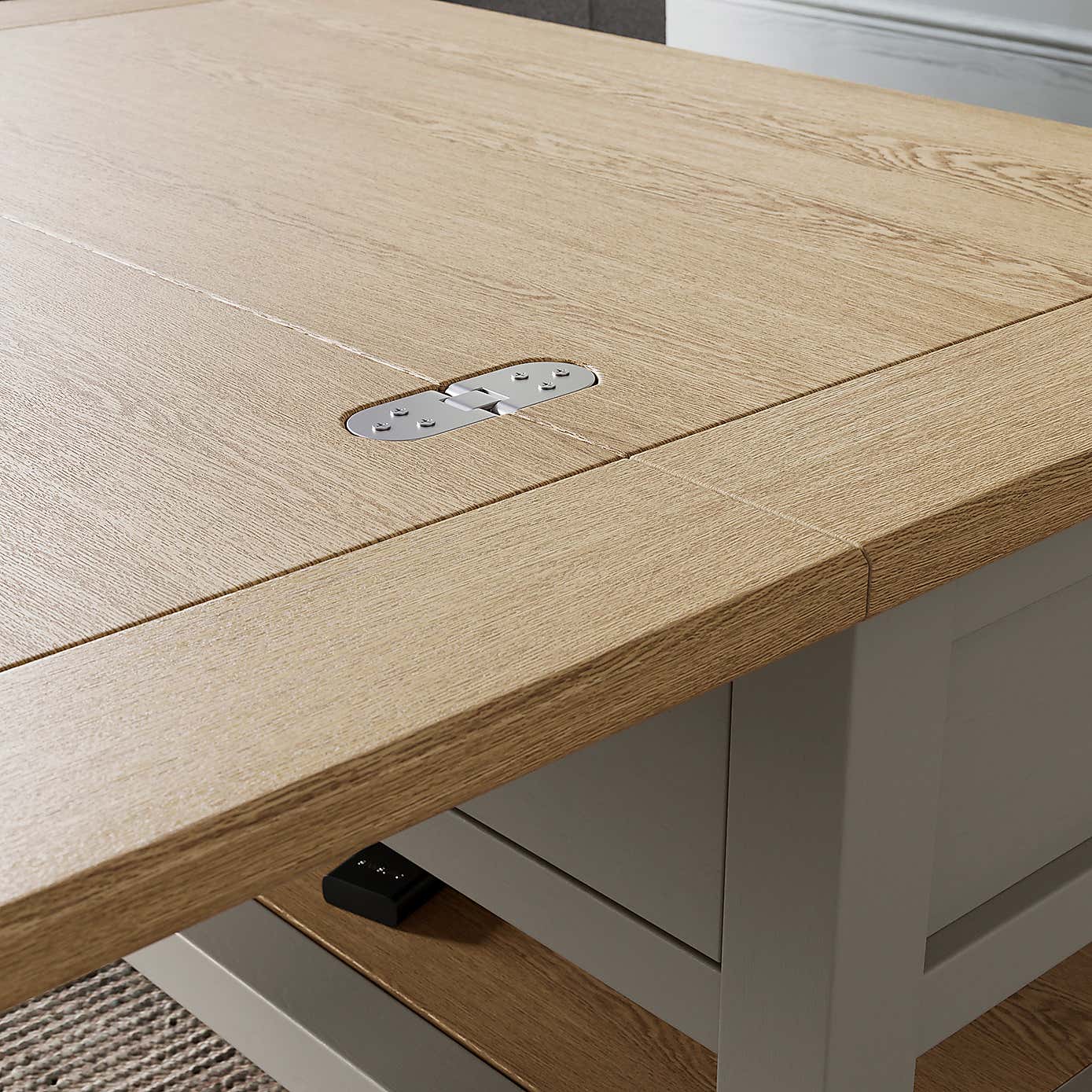 Olney Extendable Coffee Table, Stone