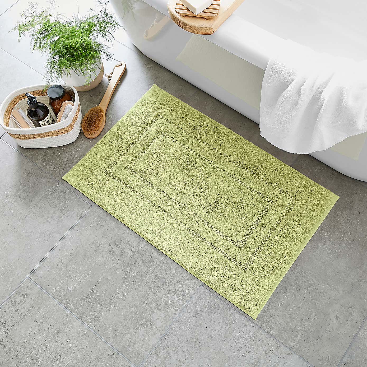 Luxury Cotton Bath Mat