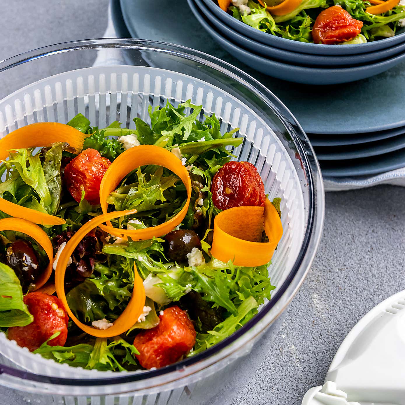 Manual Plastic Small Salad Spinner