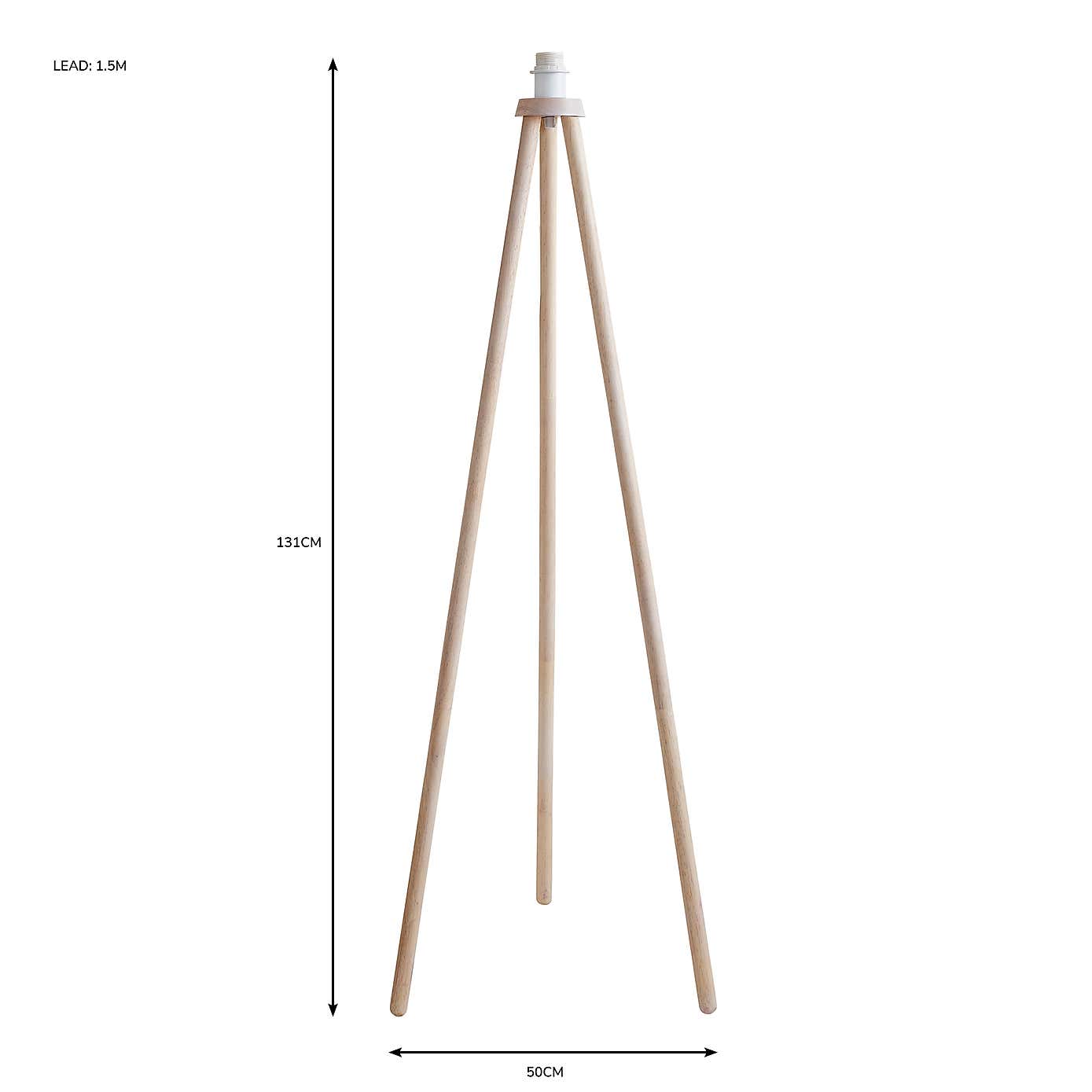 Ambra Tripod Floor Lamp Natural