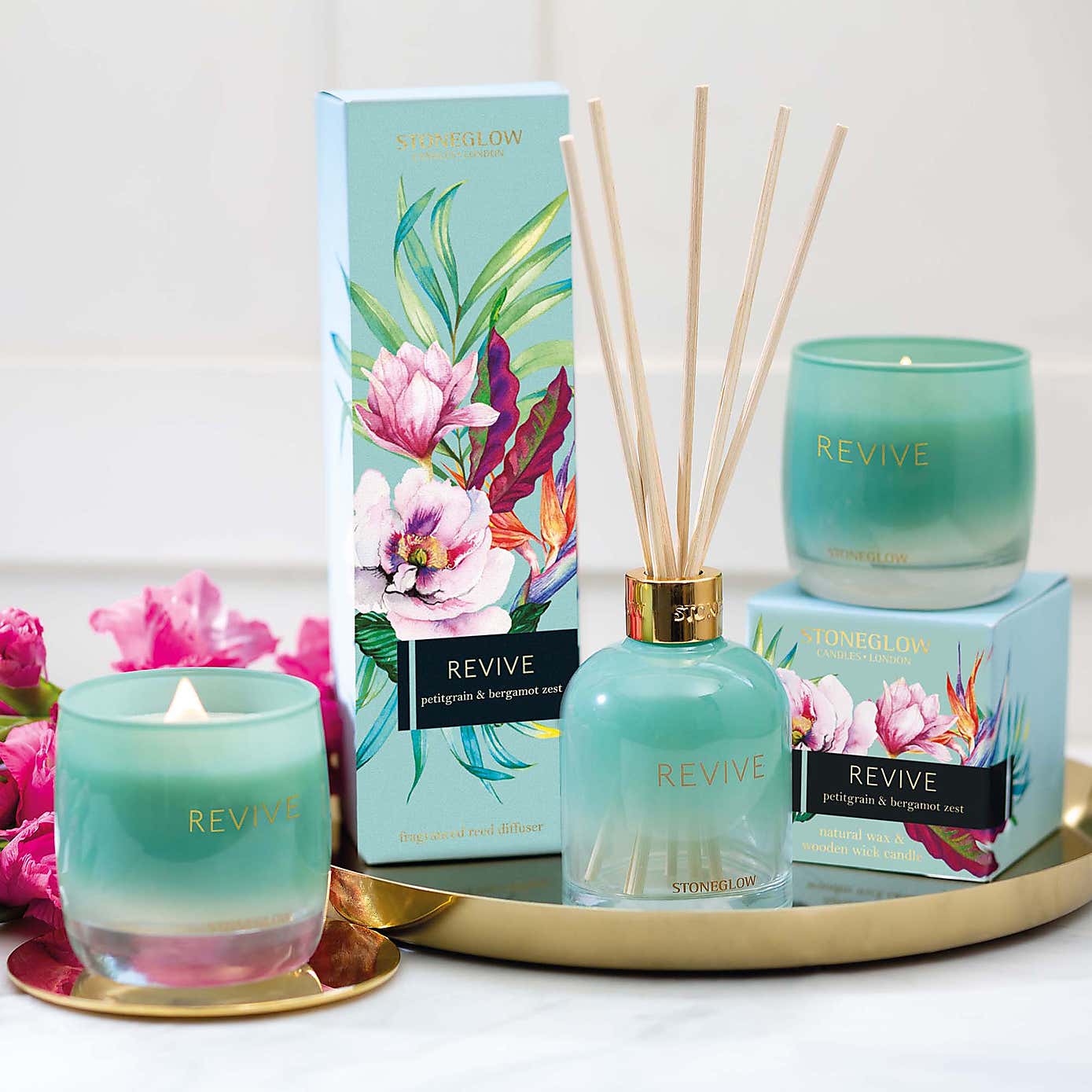 Petitgrain & Bergamot Zest Revive Scented Candle