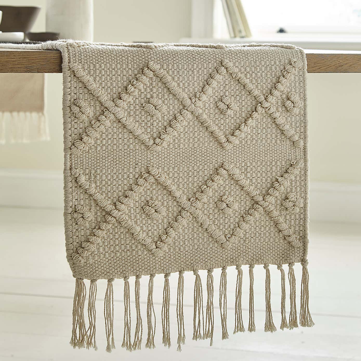 Macrame Global Textured Runner