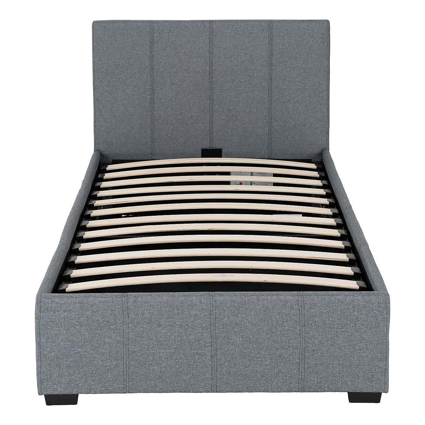 Waverley Linen Ottoman Bedstead - Grey