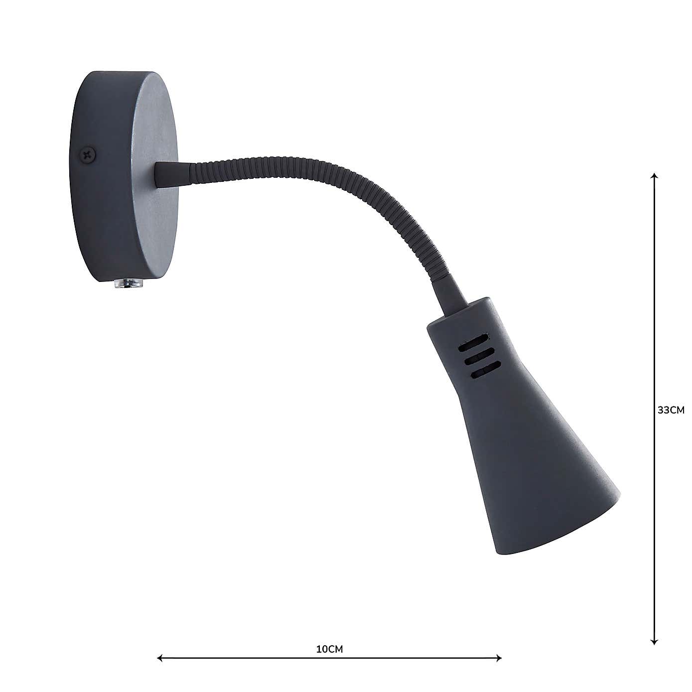 Nola Adjustable Easy Fit Plug In Wall Light