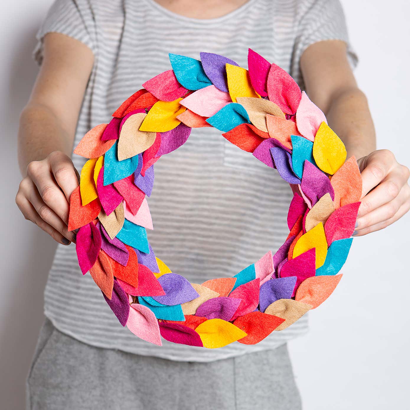 Wool Couture Wreath Felt Kit