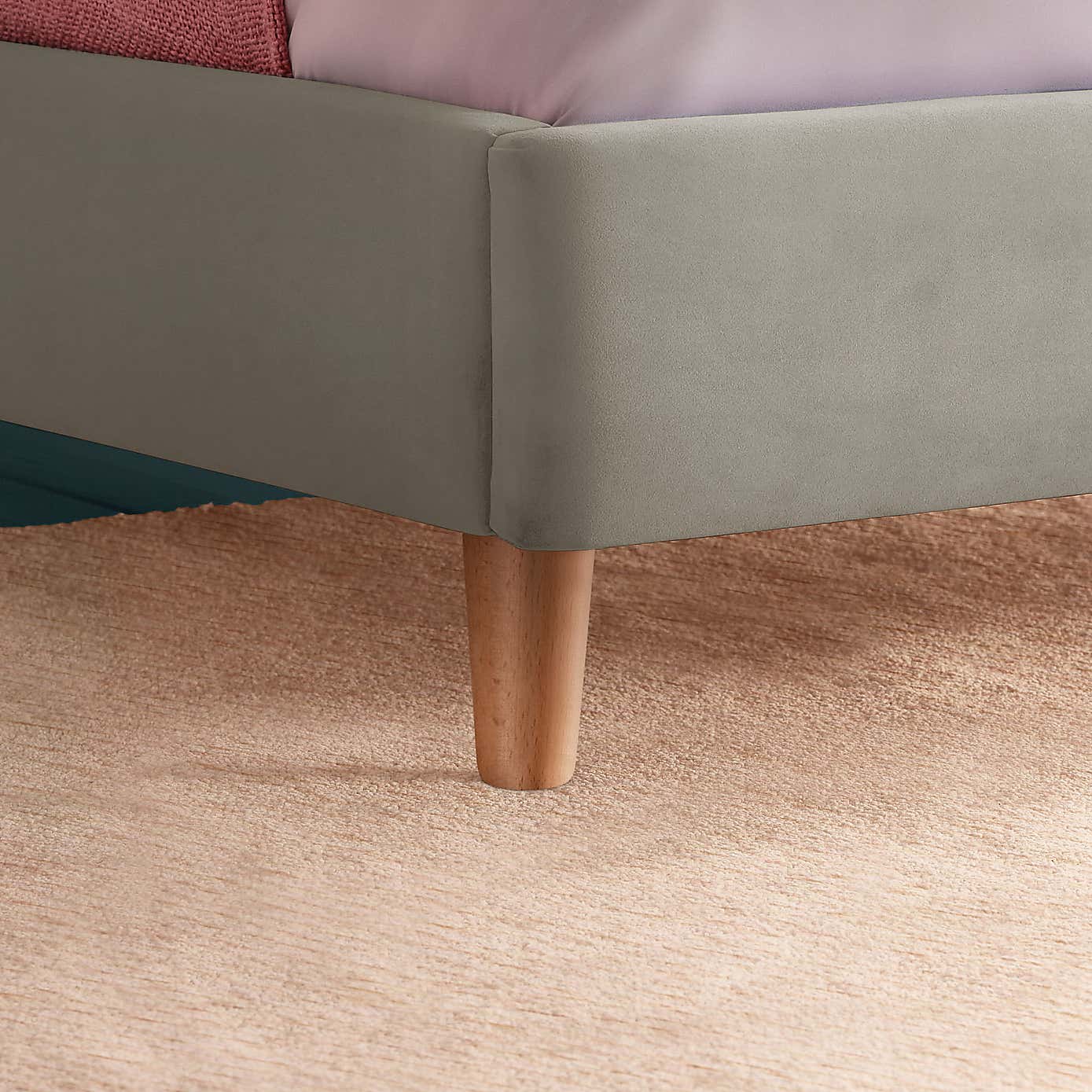 Silentnight Octavia Bed Frame, Velvet