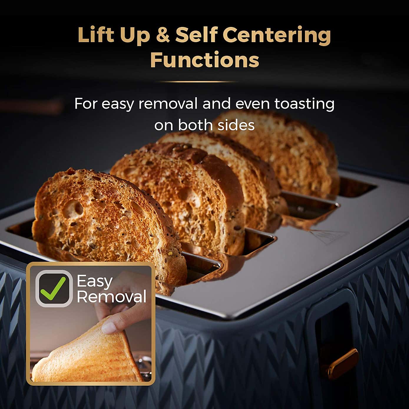 TOWER Empire 4 Slice Toaster