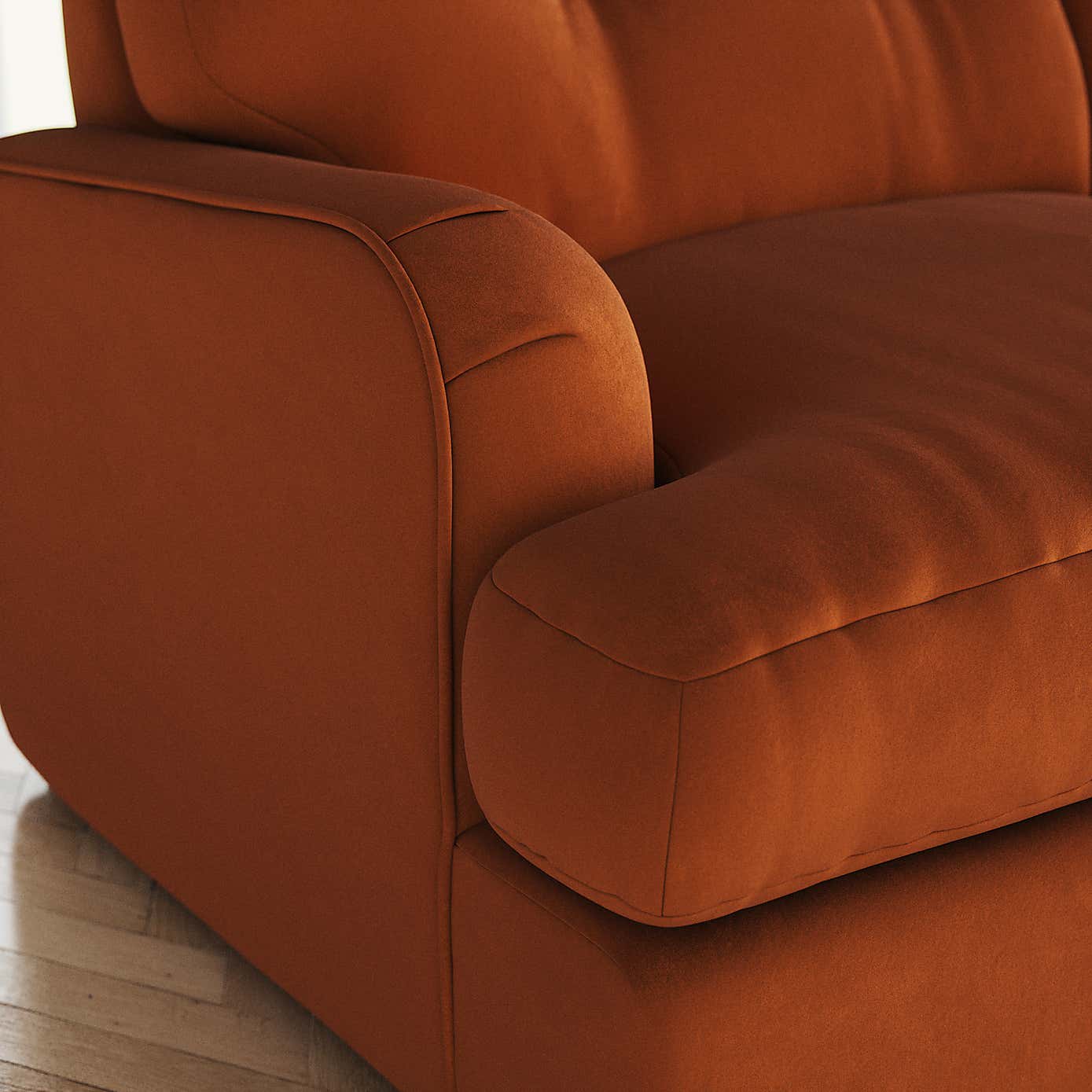 Martha Matte Plush Velvet 2 Seater Double Sofa Bed