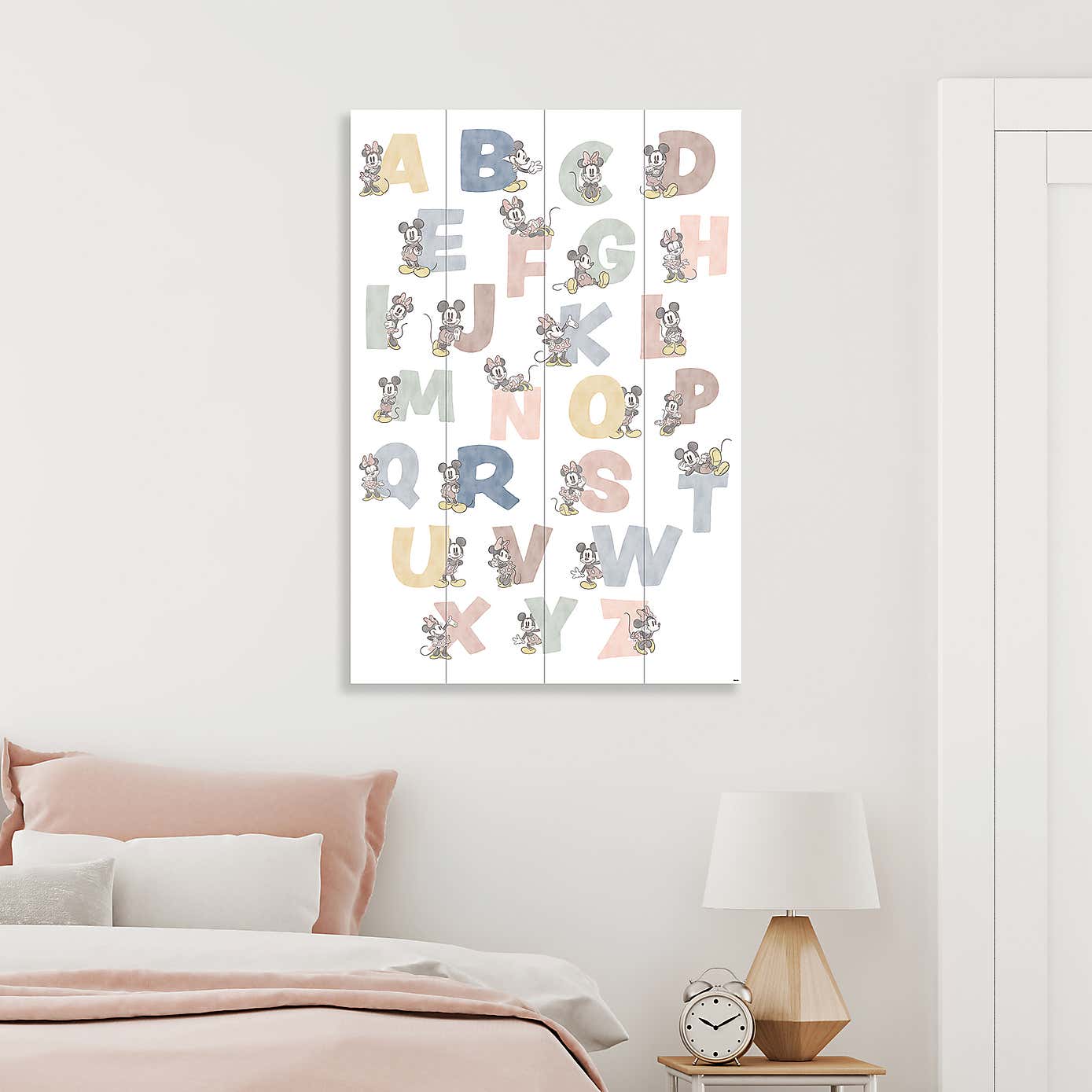 The Art Group Mickey and Friends Wooden Wall Art