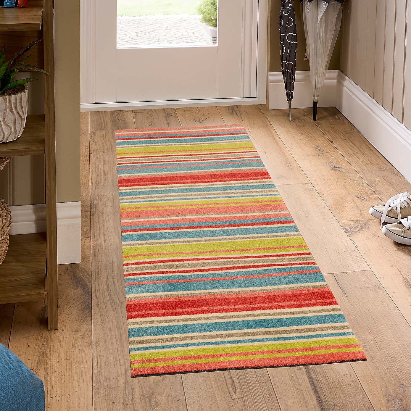 Marvel Bright Stripe Washable Doormat