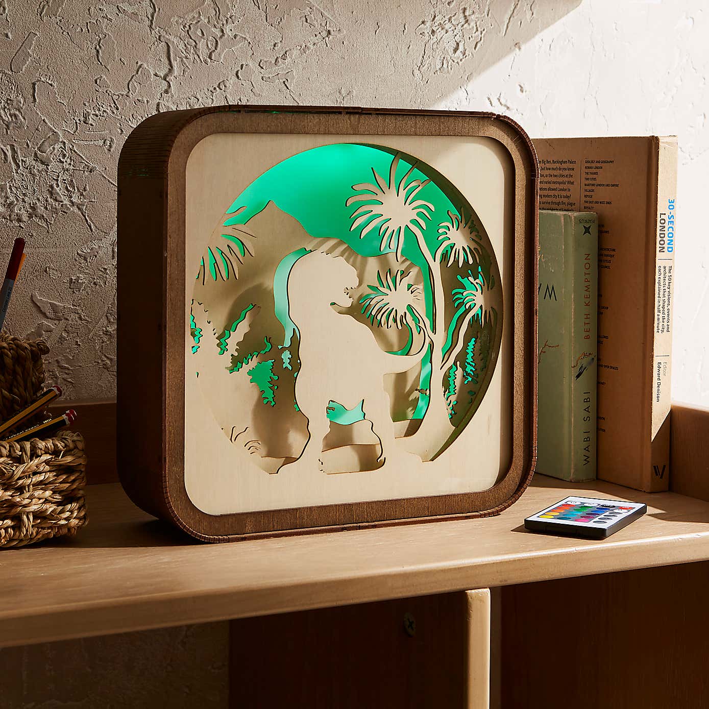 Dinosaur Layered Colour Changing Light Box