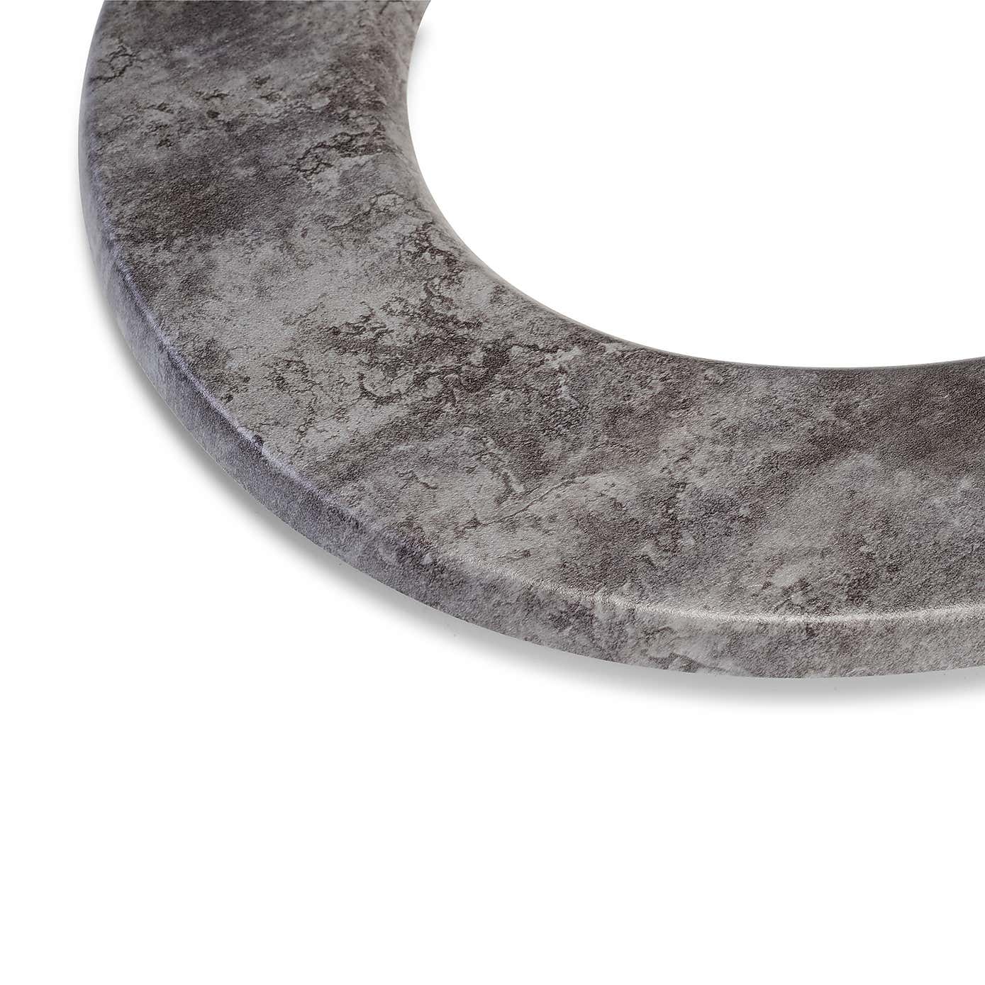 Croydex Kirkstone Grey Flexi Fix Oval Toilet Seat