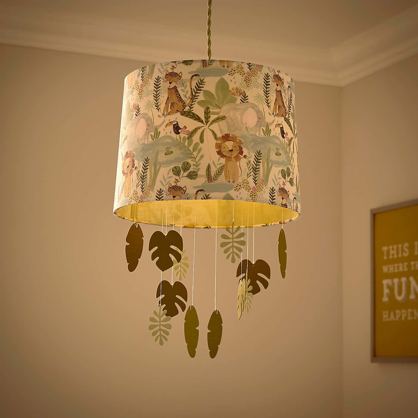 Jungle Friends Mobile Lamp Shade