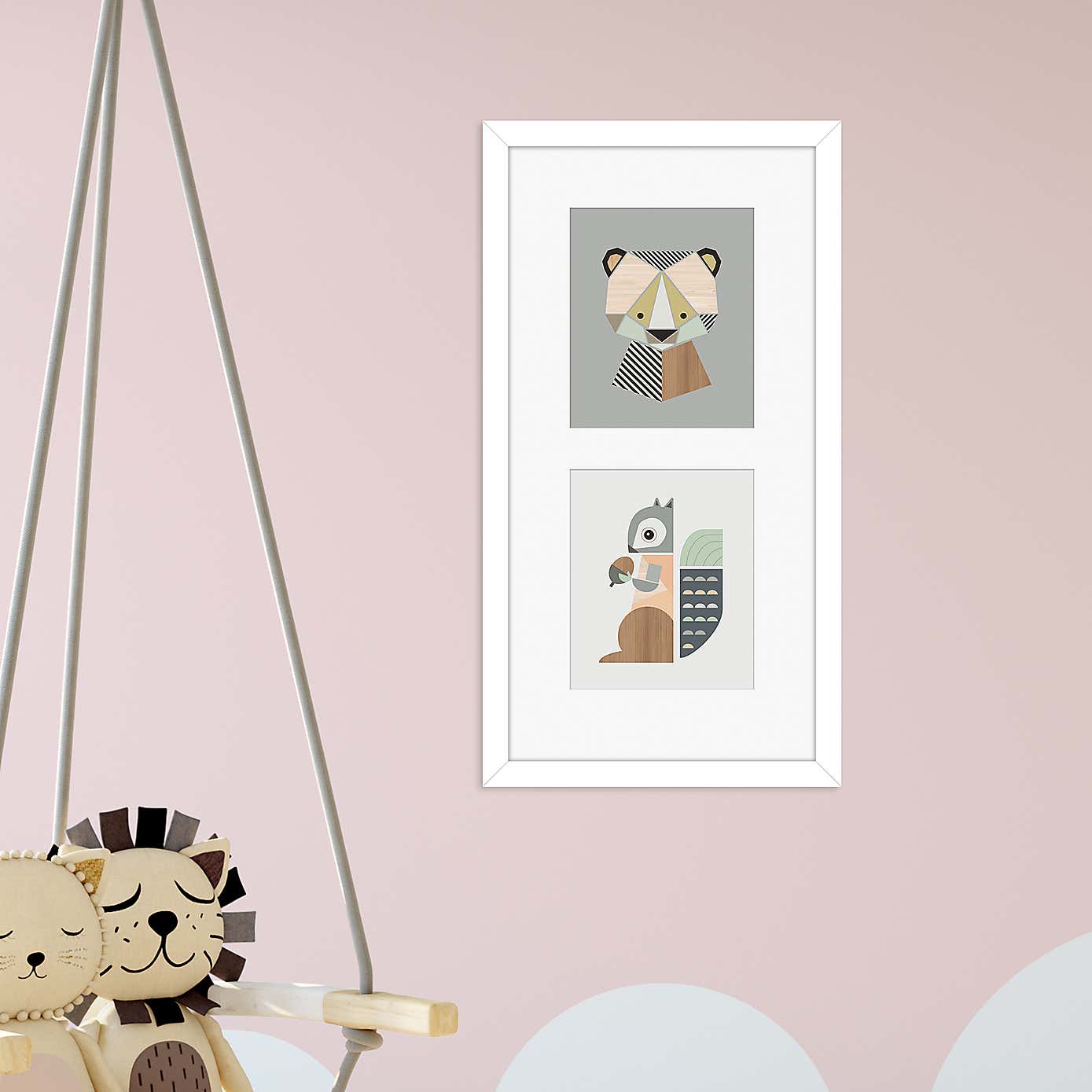 The Art Group Bear & Squirrel Framed Print