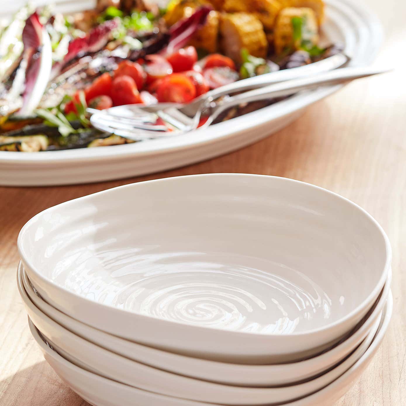 Sophie Conran for Portmeirion Set of 4 Pasta Bowls 23.5cm