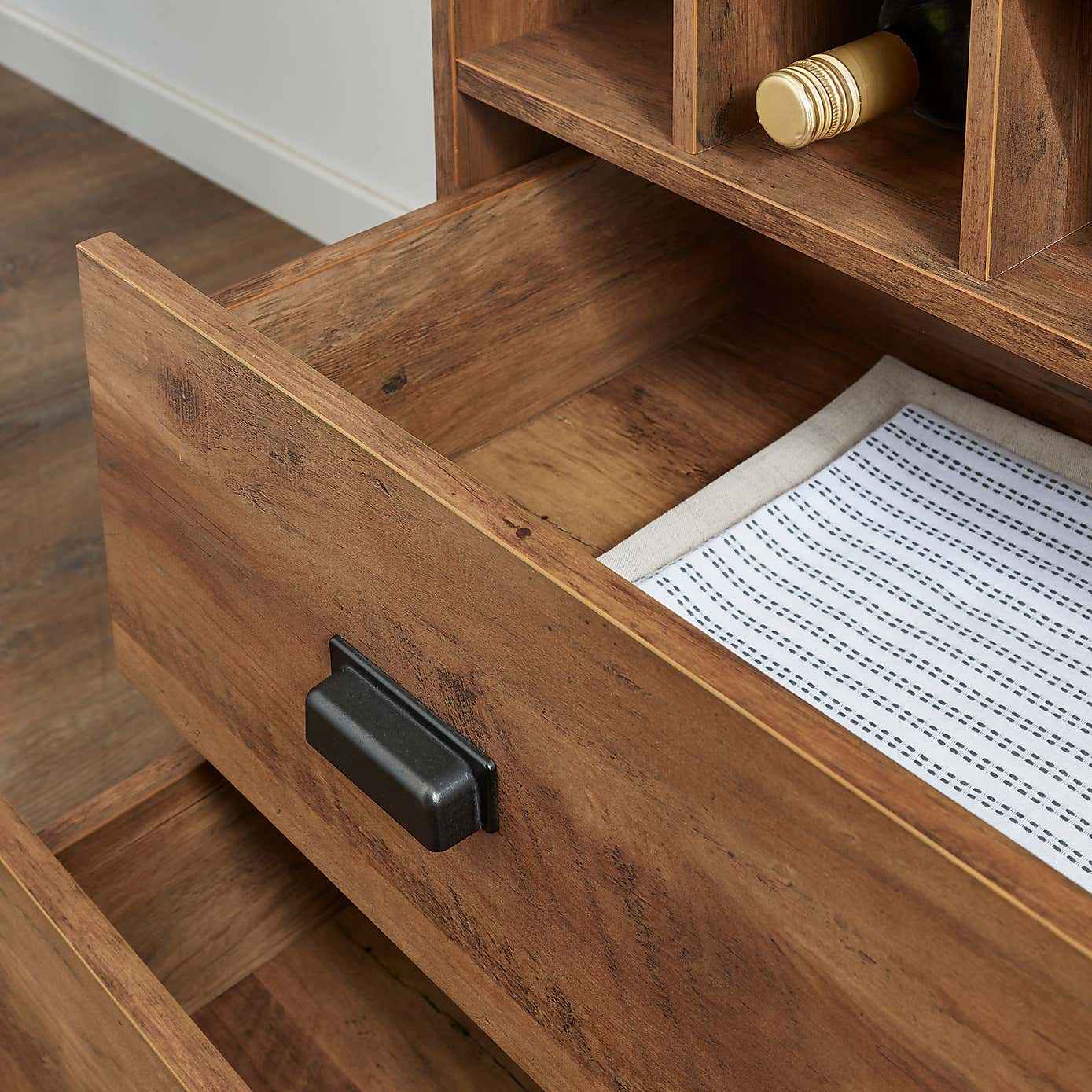 Fulton Double Larder Unit, Pine