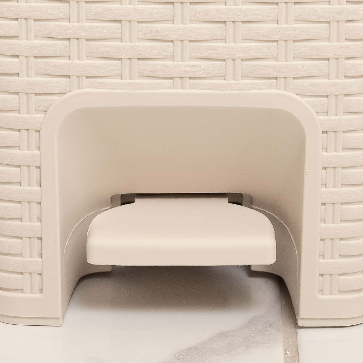 Addis Rattan Charcoal Pedal Bin