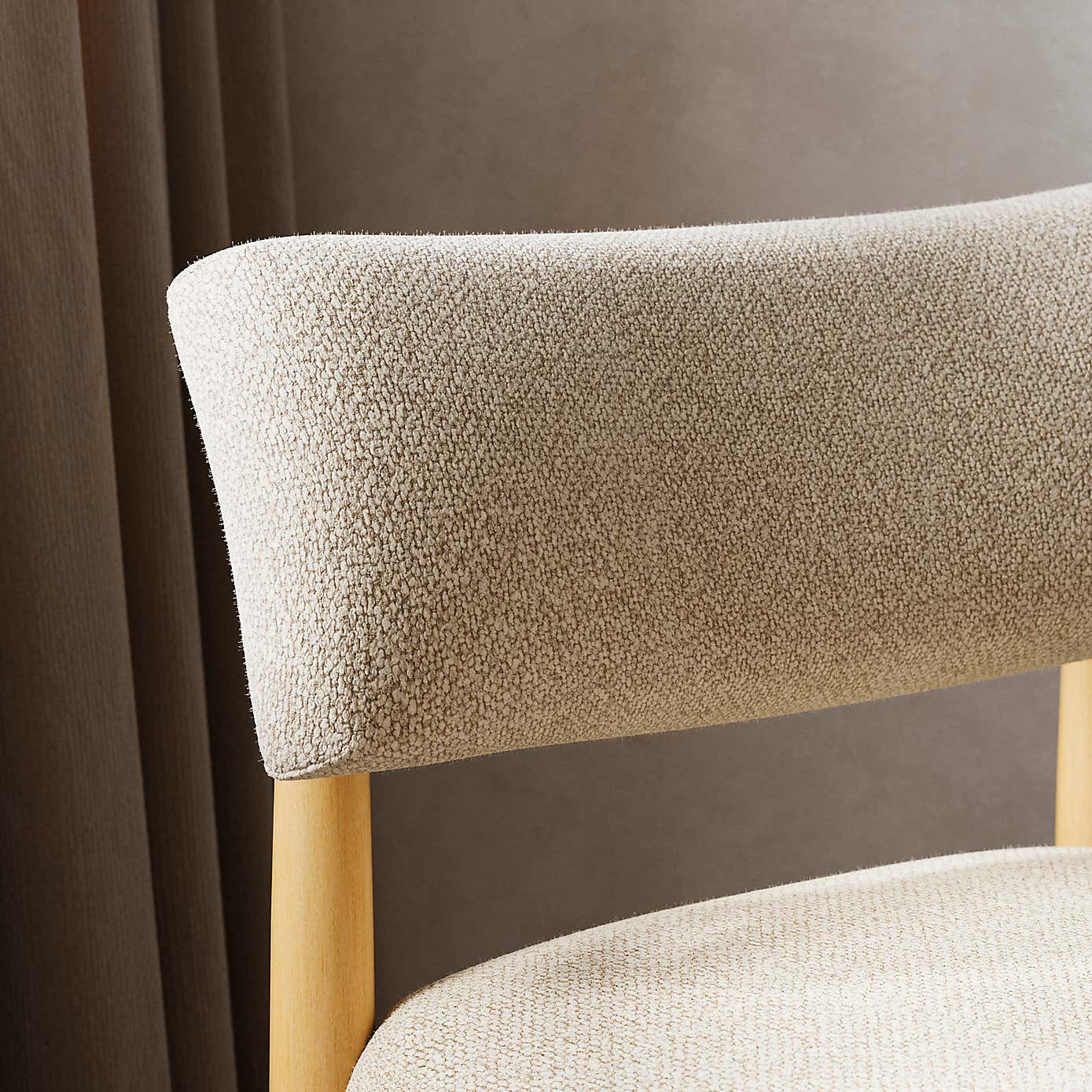 Edited Life Raya Pebble Boucle Accent Chair