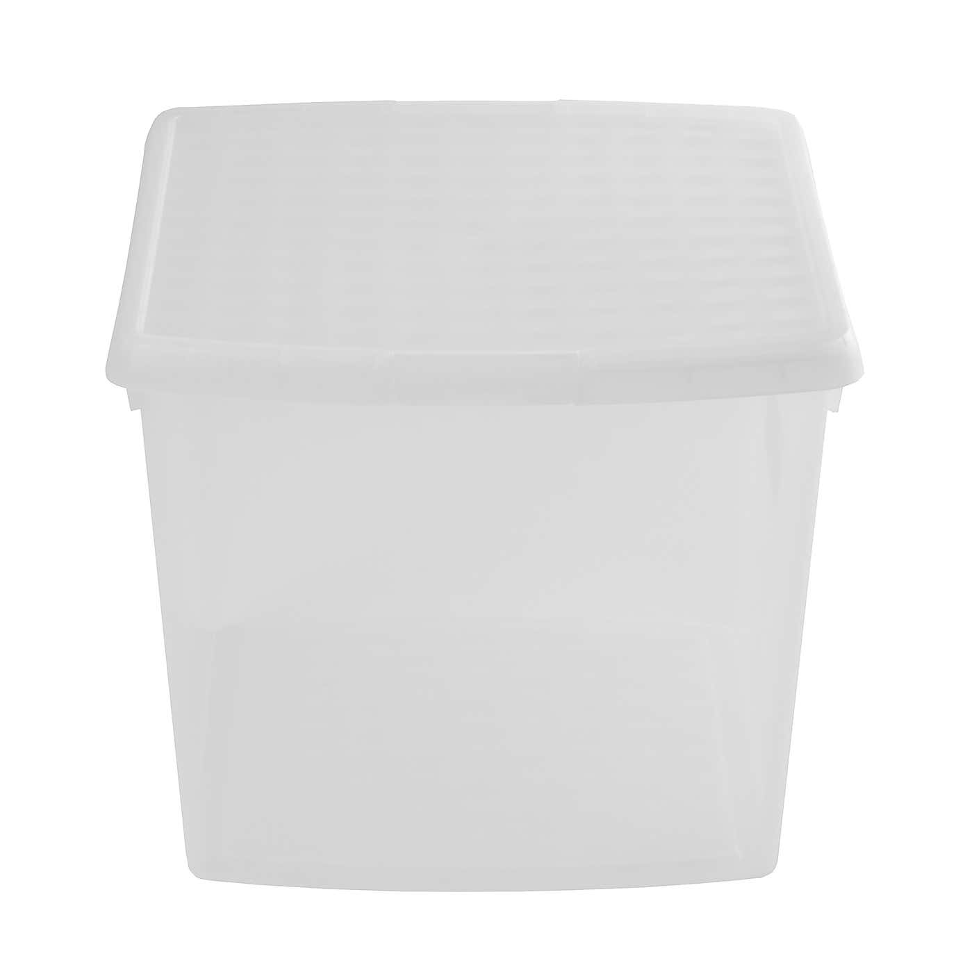 Wham Clip Pack of 4 Square Storage Boxes With Lids