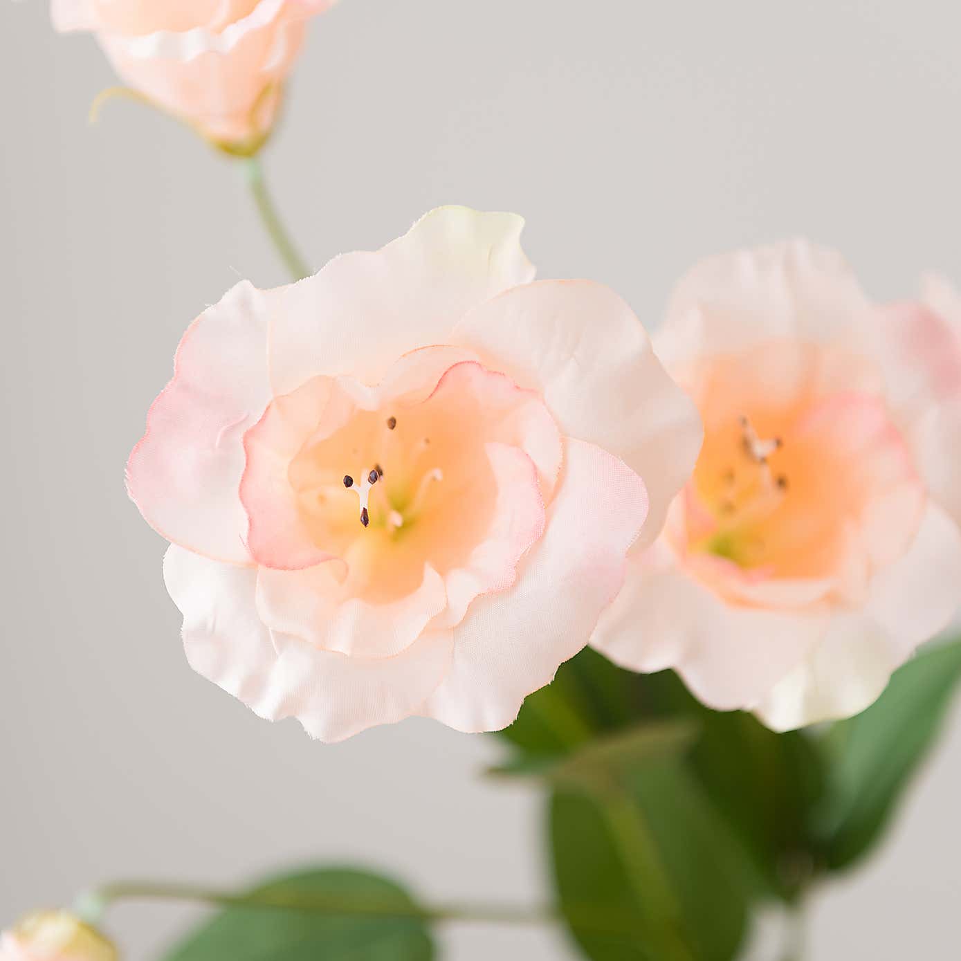 Artificial Peach Lisianthus