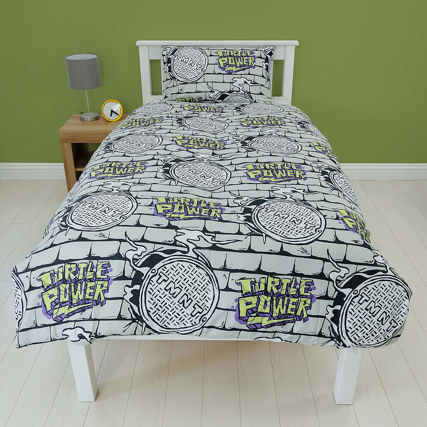 Teenage Mutant Ninja Turtles Power Single Duvet Cover and Pillowcase Set