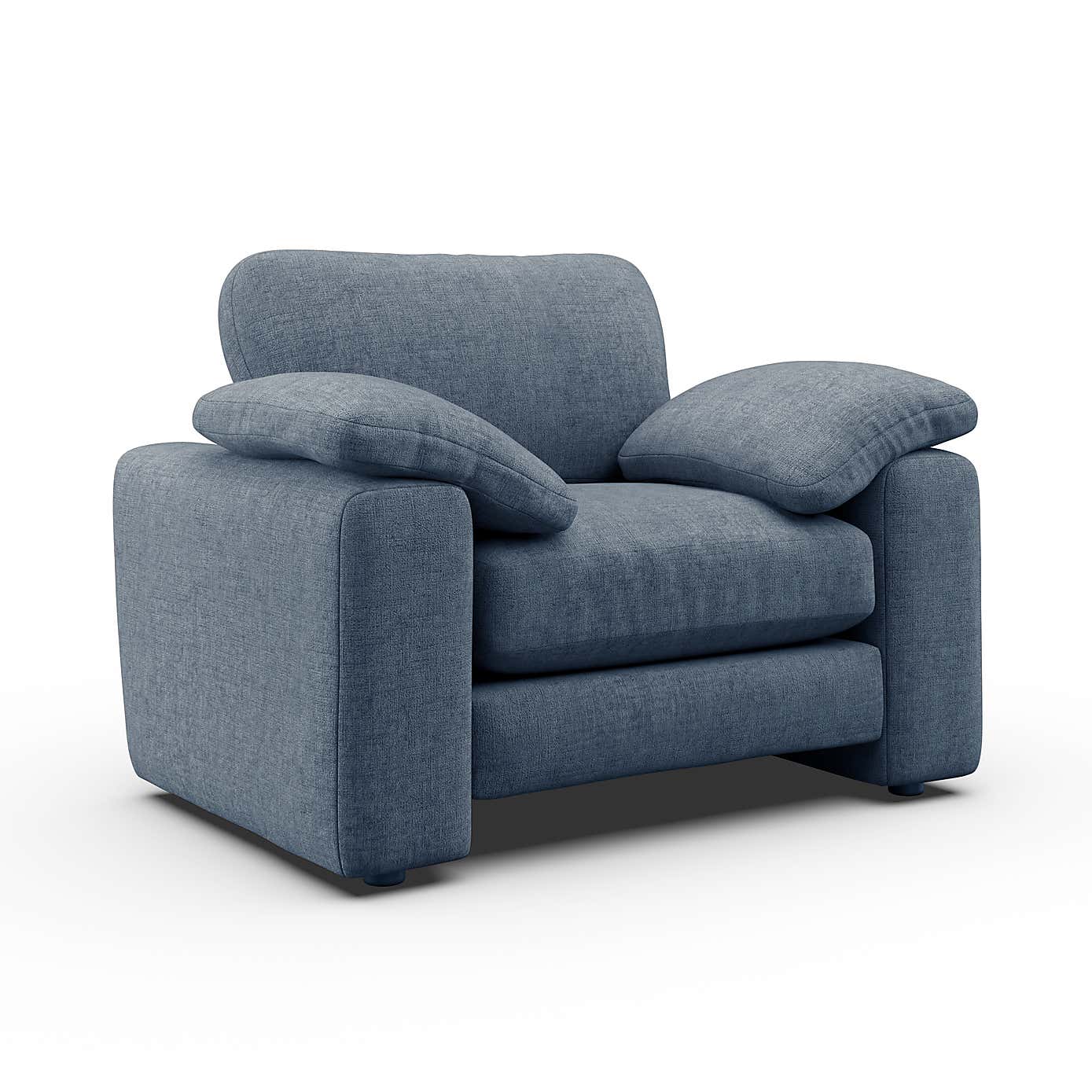 Magnus Soft Textured Chenille Snuggle Sofa