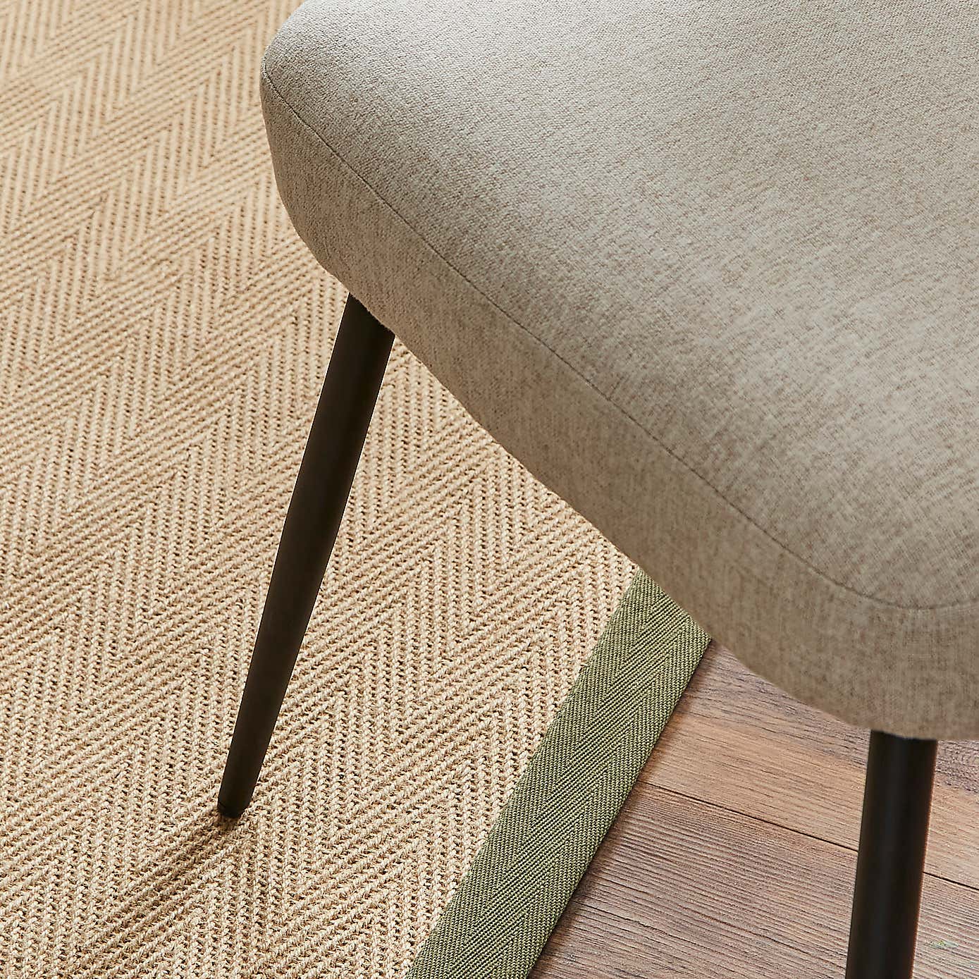 Taylor Dining Chair, Natural Fabric