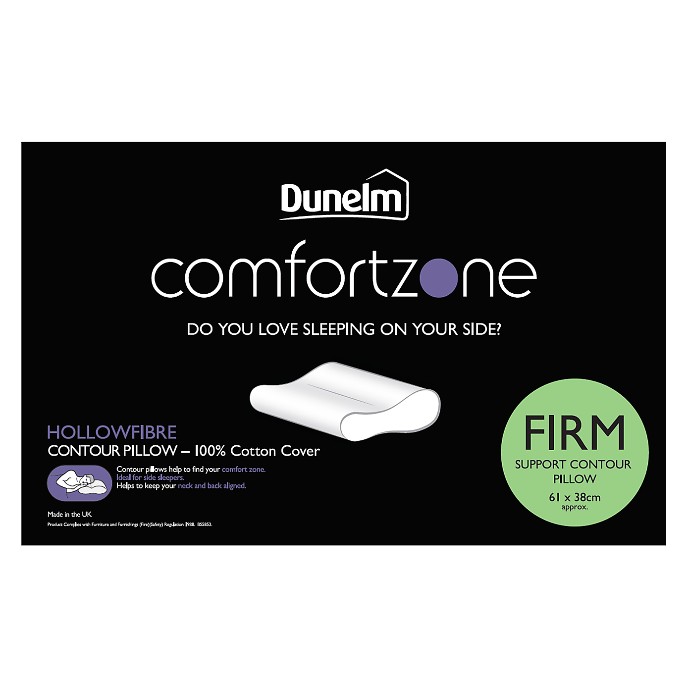 Comfortzone Contour Pillow