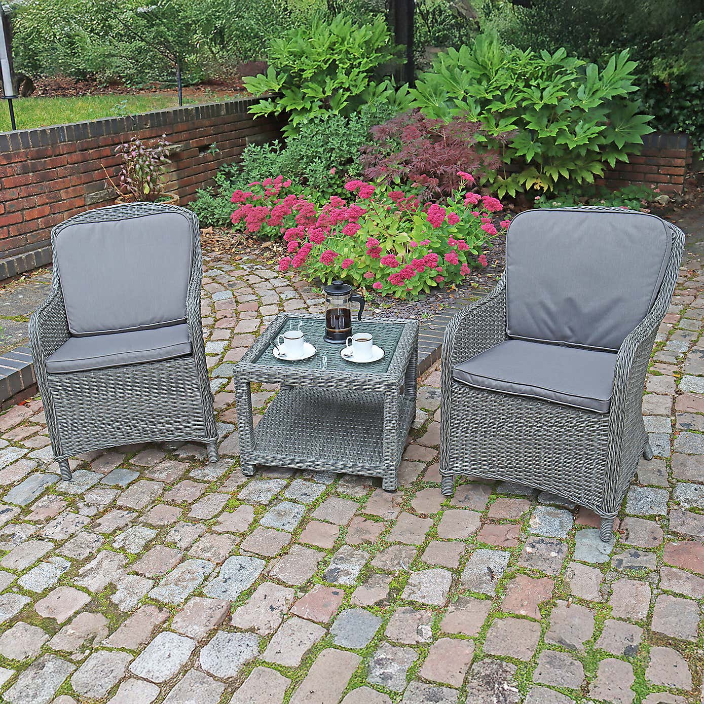 A.Mir Paris 2 Seater Outdoor Imperial Companion Set