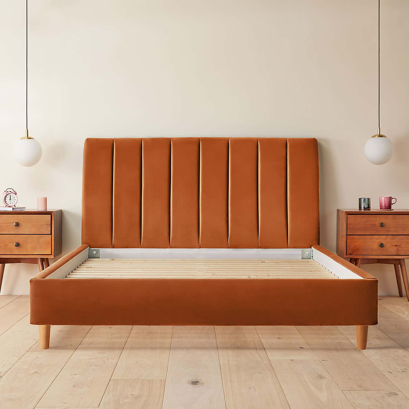 Silentnight Octavia Bed Frame, Velvet