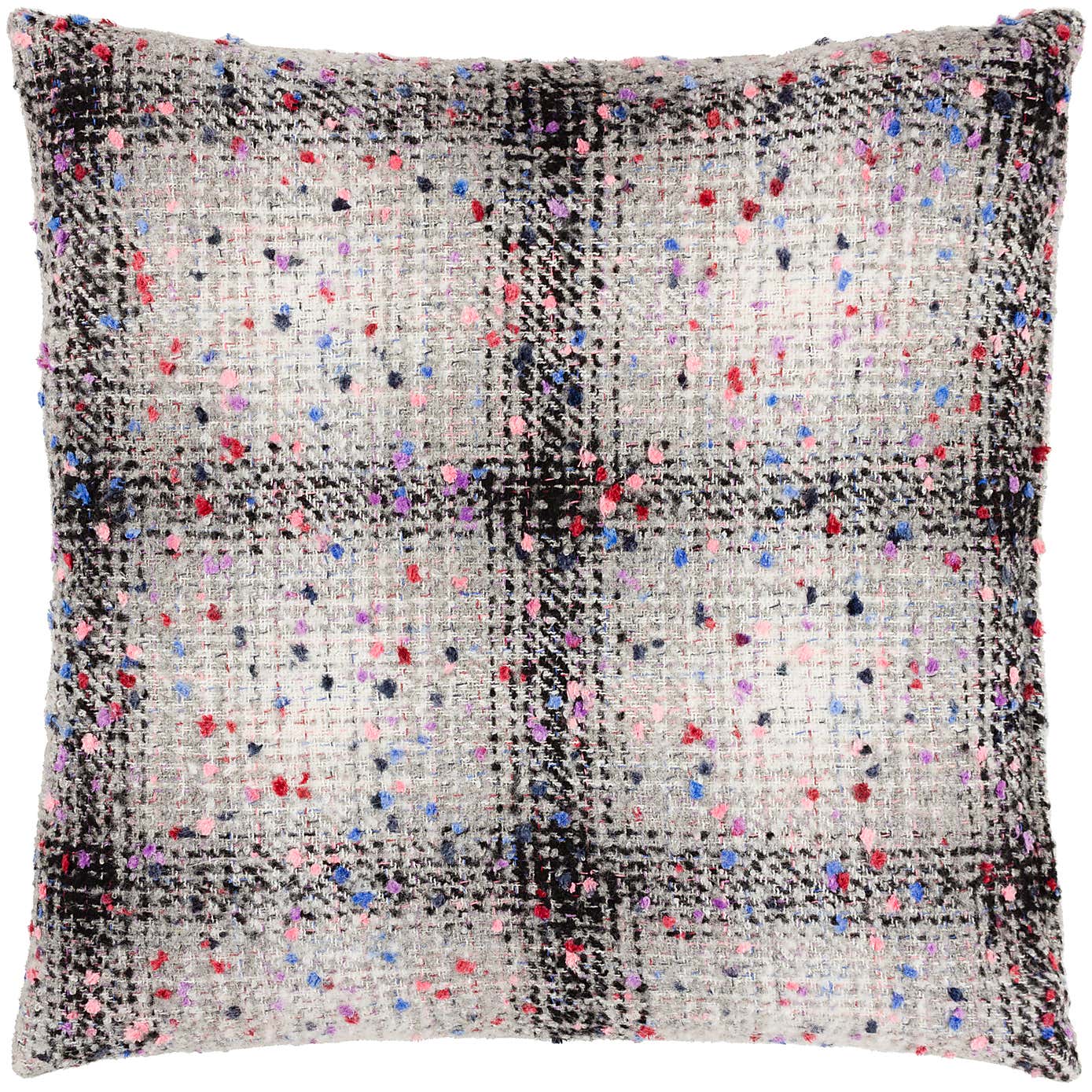 Heya Home Connie Check Square Cushion