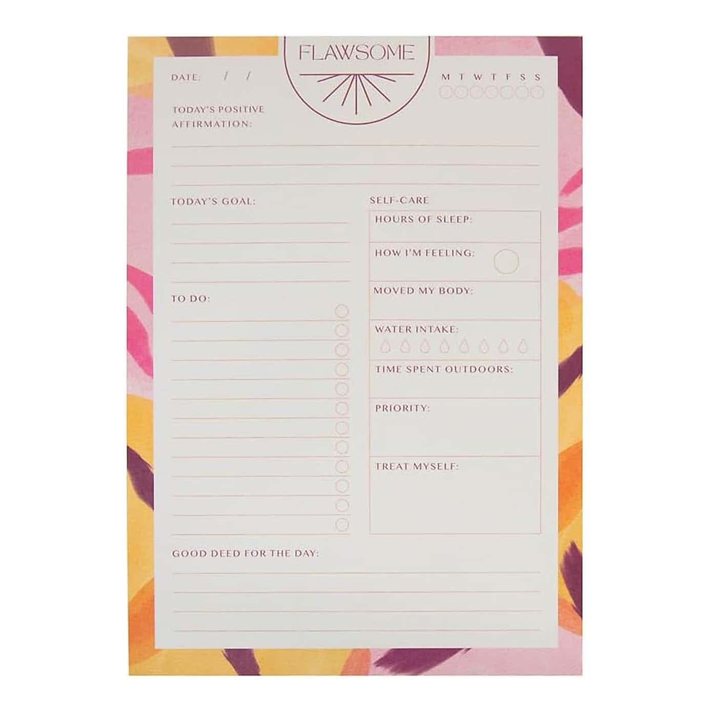 Flawsome Self Care Desk Pad