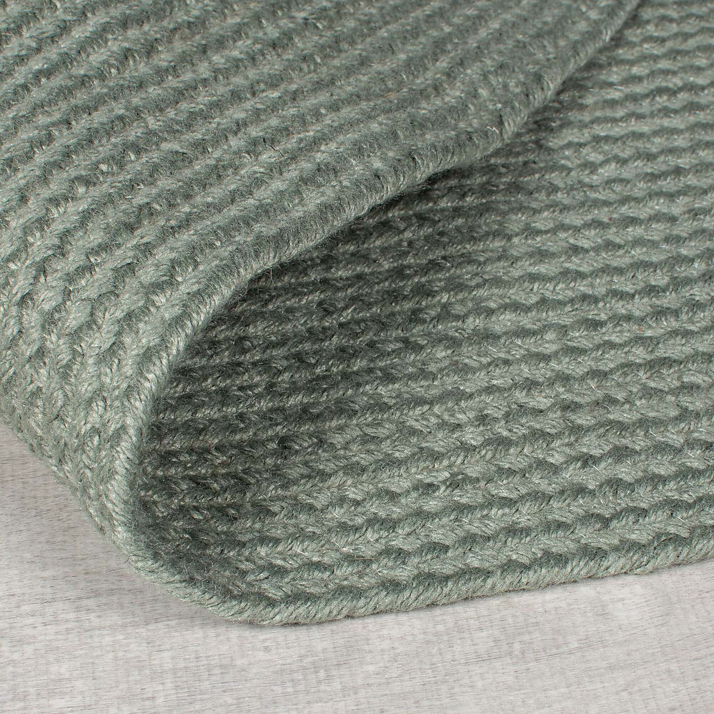 Jute Effect Indoor Outdoor Oval Rug