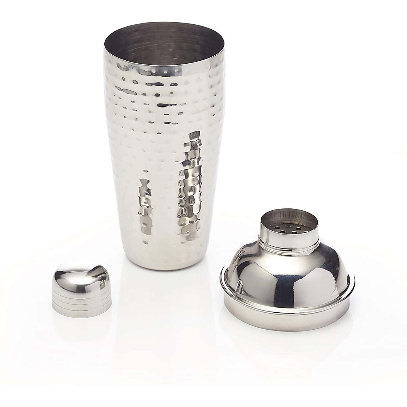 Barcraft Hammered Steel Cocktail Shaker