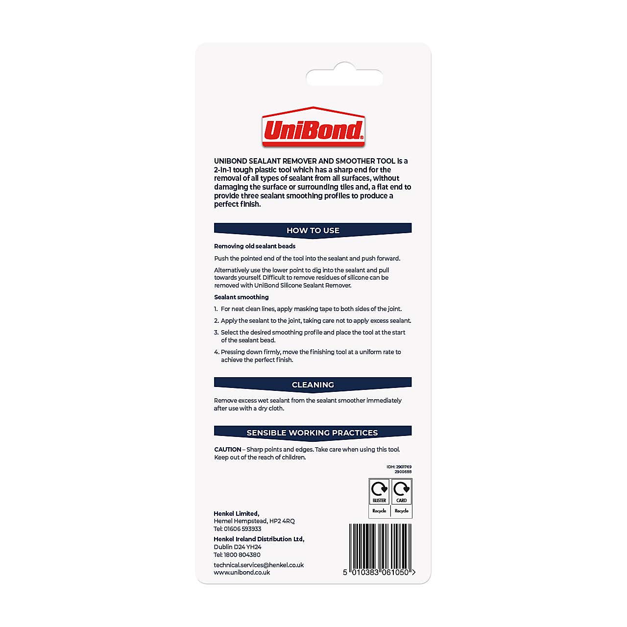 Unibond Sealant Remover Smoothing Tool