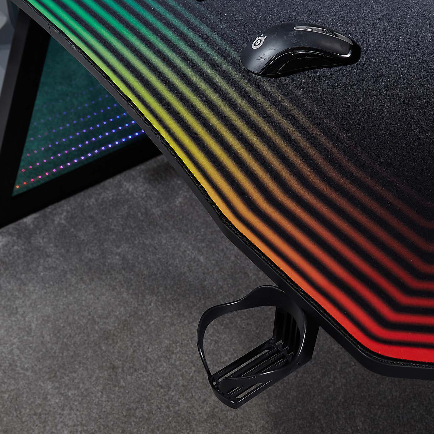 X Rocker Infinity LED Sync Gaming Desk