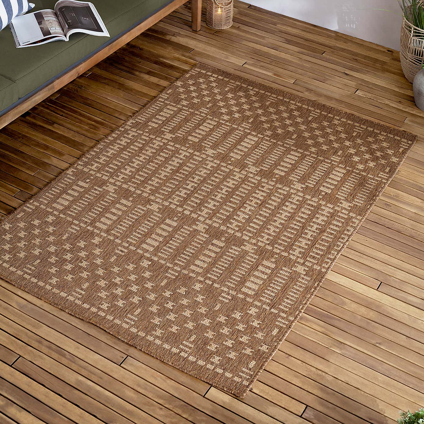 Yard Seagrove Jute Effect Indoor Outdoor Rug