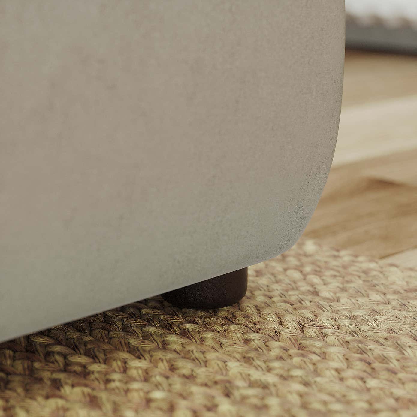 Blake Curved Arm Opulent Velvet Corner Chaise Sofa