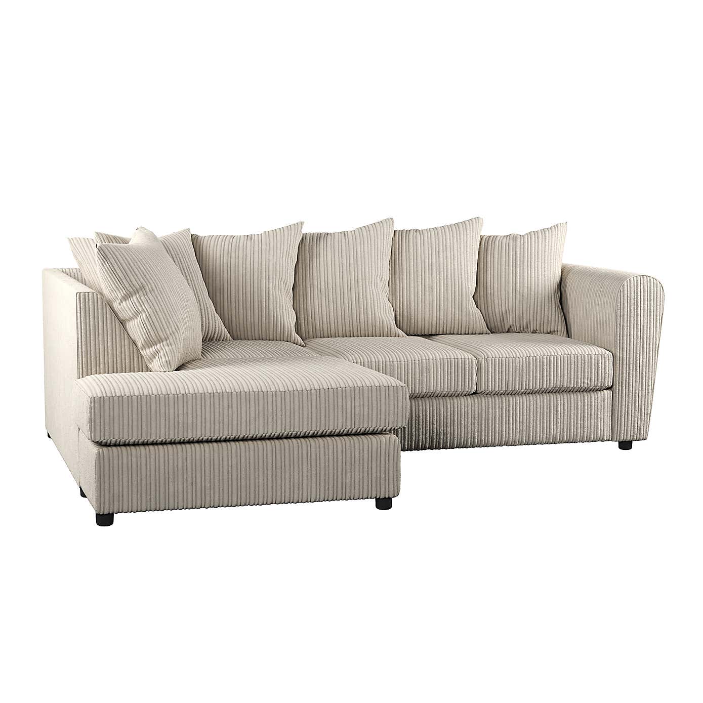 Blake Jumbo Cord Right Hand Corner Sofa
