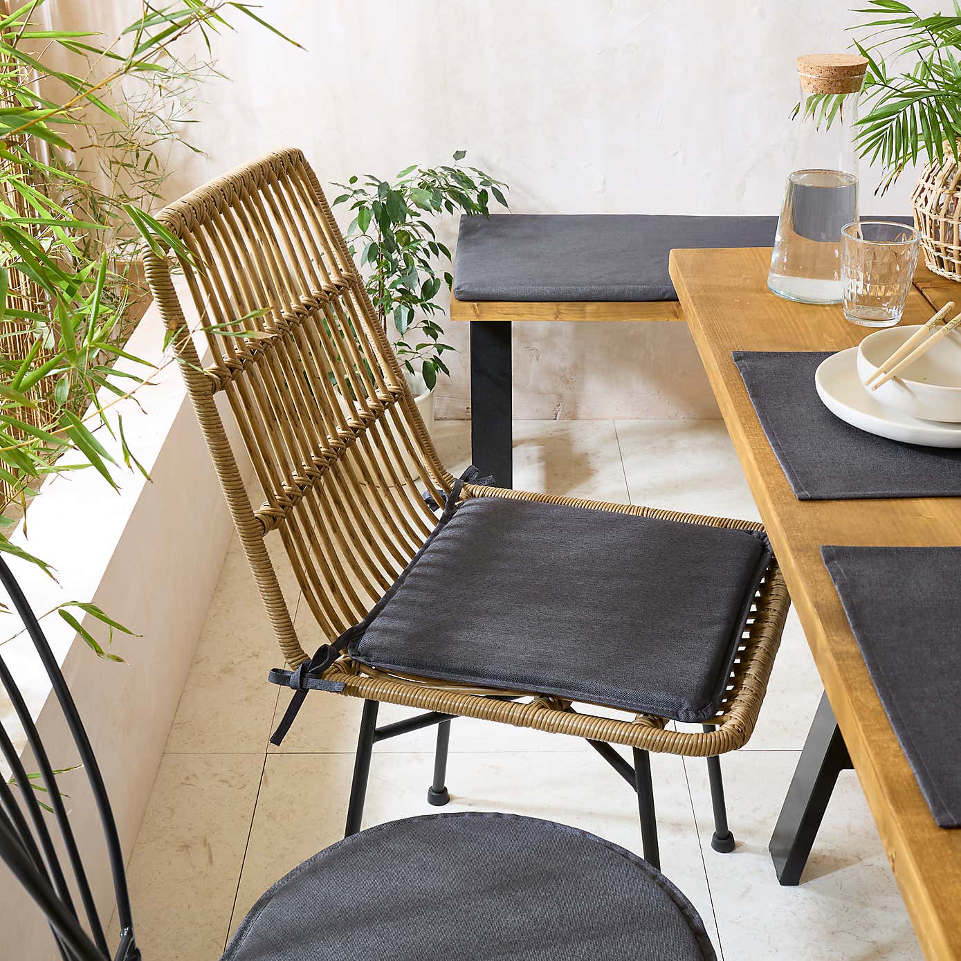 Set of 2 Water Resistant Seat Pads