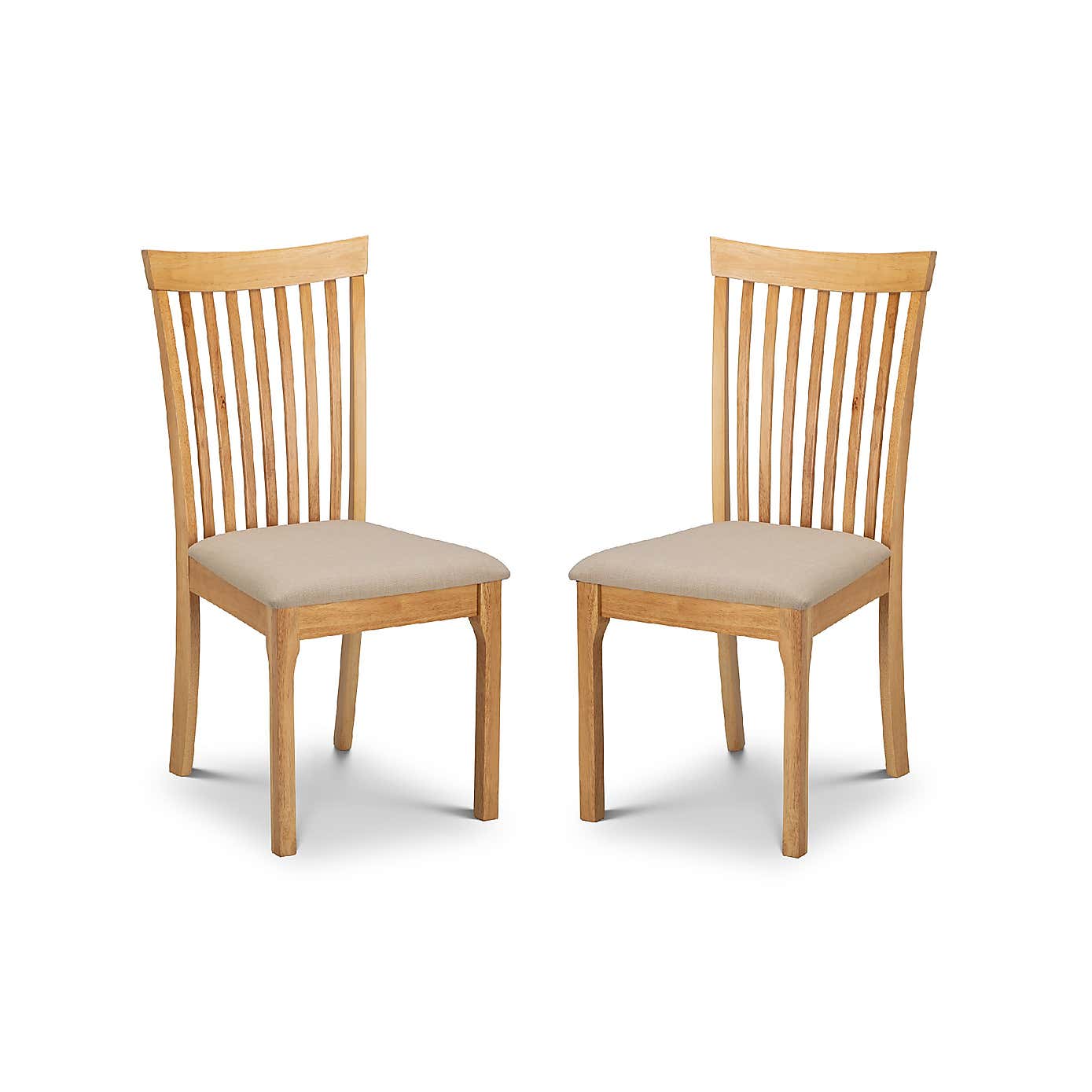 Ibsen Set Of 2 Dining Chairs, Boucle