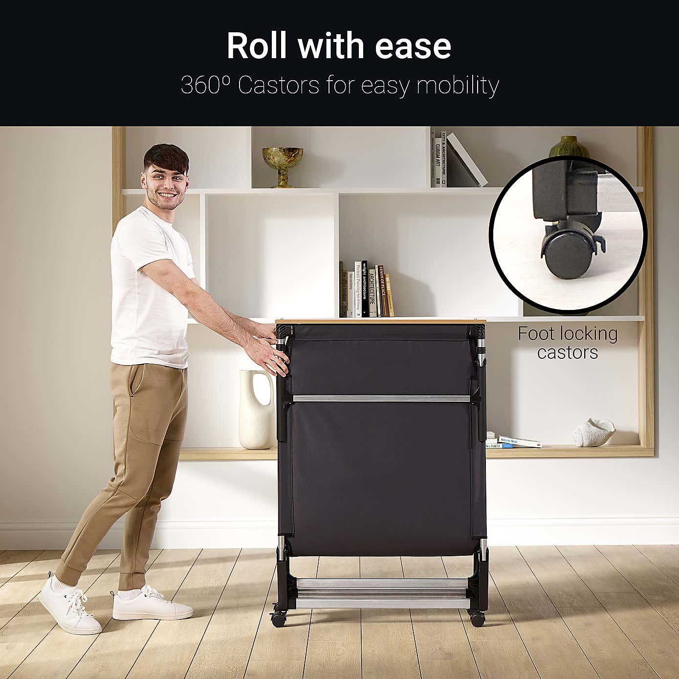 Jay-Be Rollaway Folding Bed with e-Fibre Mattress