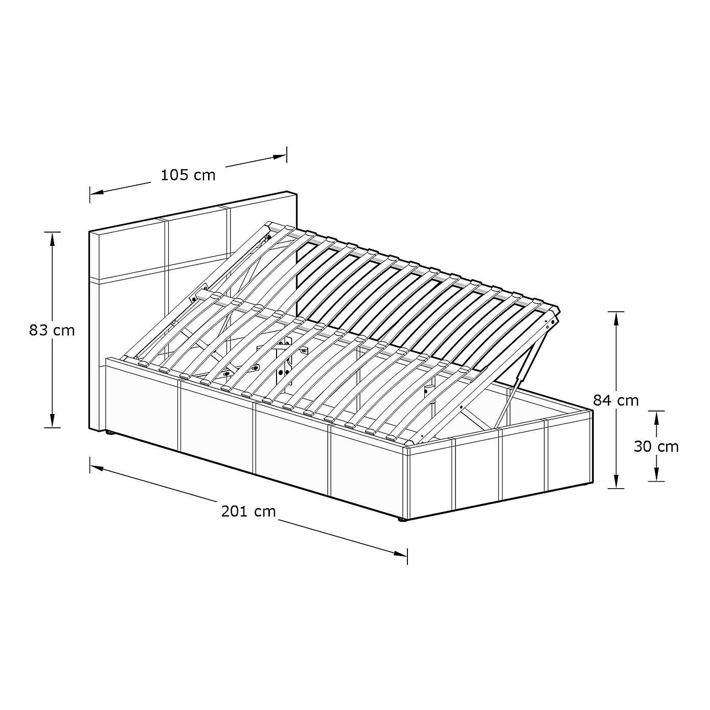 Side Lift Ottoman Bedstead