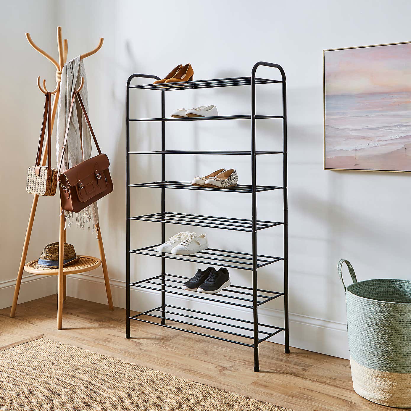 8 Tier Metal Shoe Rack