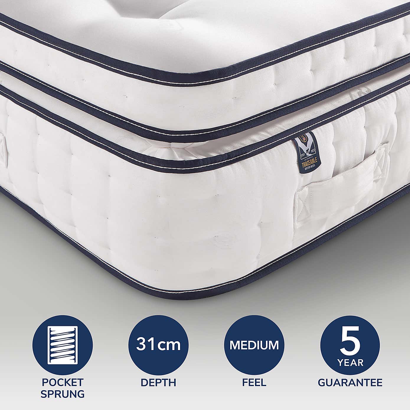 Silentnight Wool Naturals 3000 Pocket Mattress